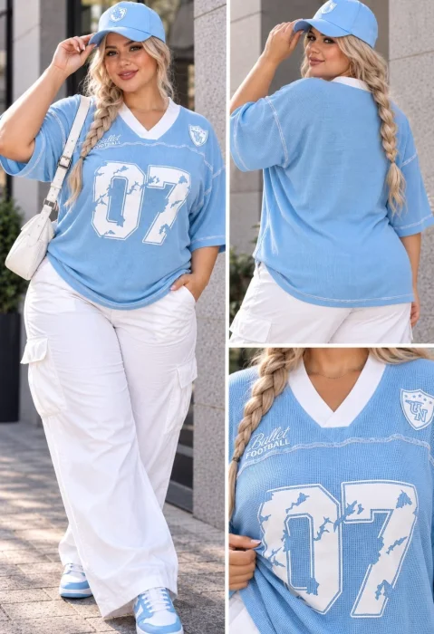 Remera Curvy Overzize