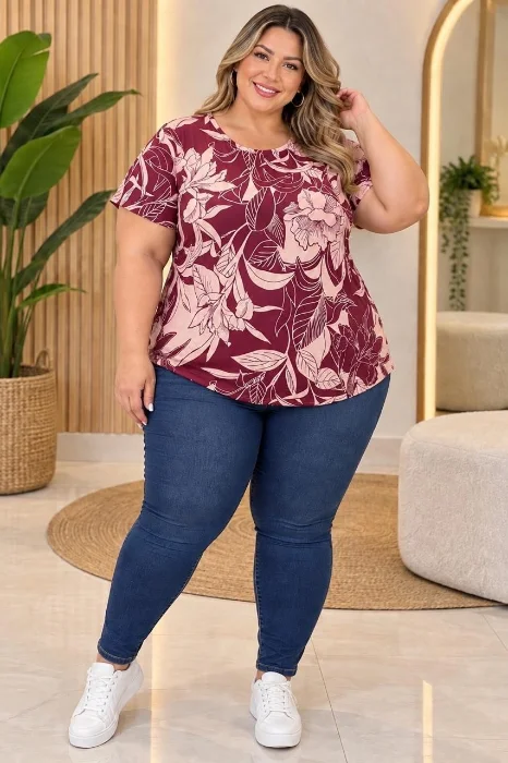 Remera Modal Estampado