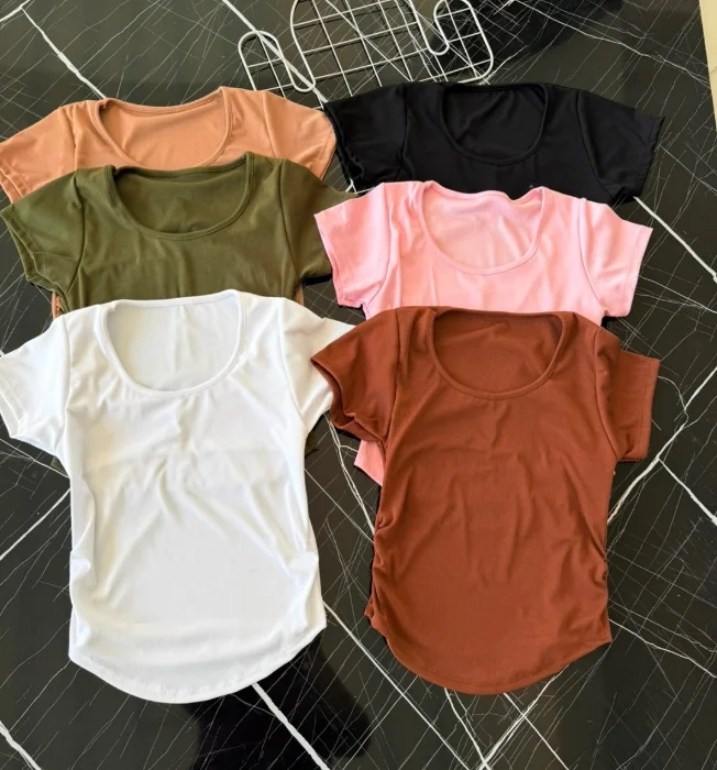 Remera Dama Melvi Frunce