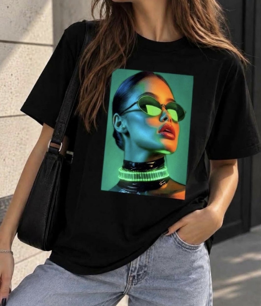 Remera Efecto Flour Dama Premiun - Imagen 2
