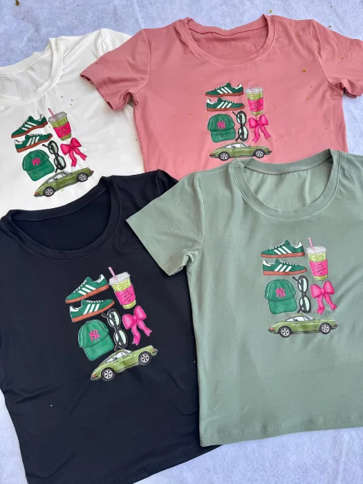 Remera Baby Tee "auto"
