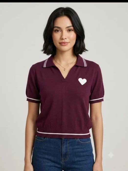 Chomba Corazón Tejida