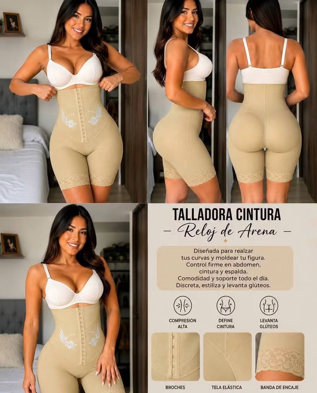 Biker con Faja Excelente Calidad Talles M/l/xl/xxl - Imagen 6