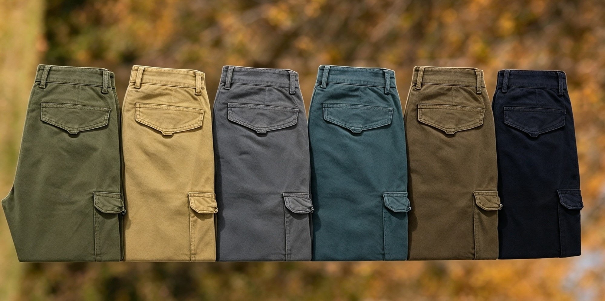 Pantalon Cargo Gabardina  Importada Verano - Imagen 3