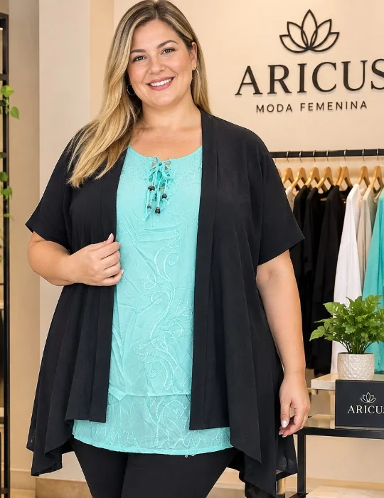 Kimono de Lino Spandex