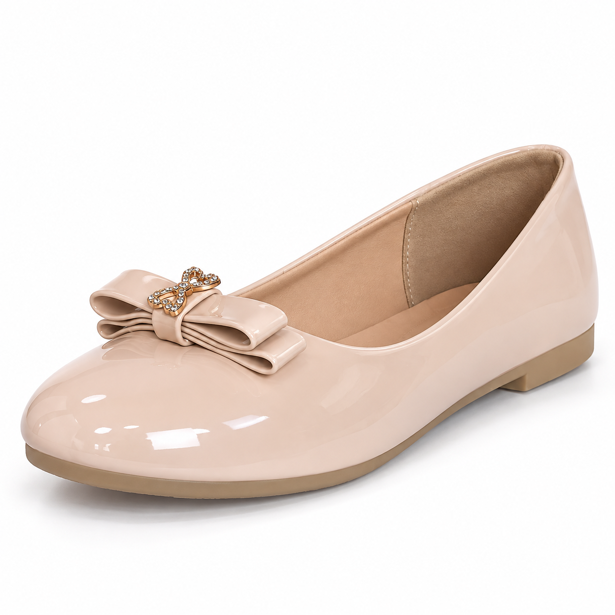 Guillerminas Balerinas Chatitas Importadas Nena Infantil Cómodas Tendencia - Bailarina%20nude%20de%20charol%20con%20mo%C3%B1o.png