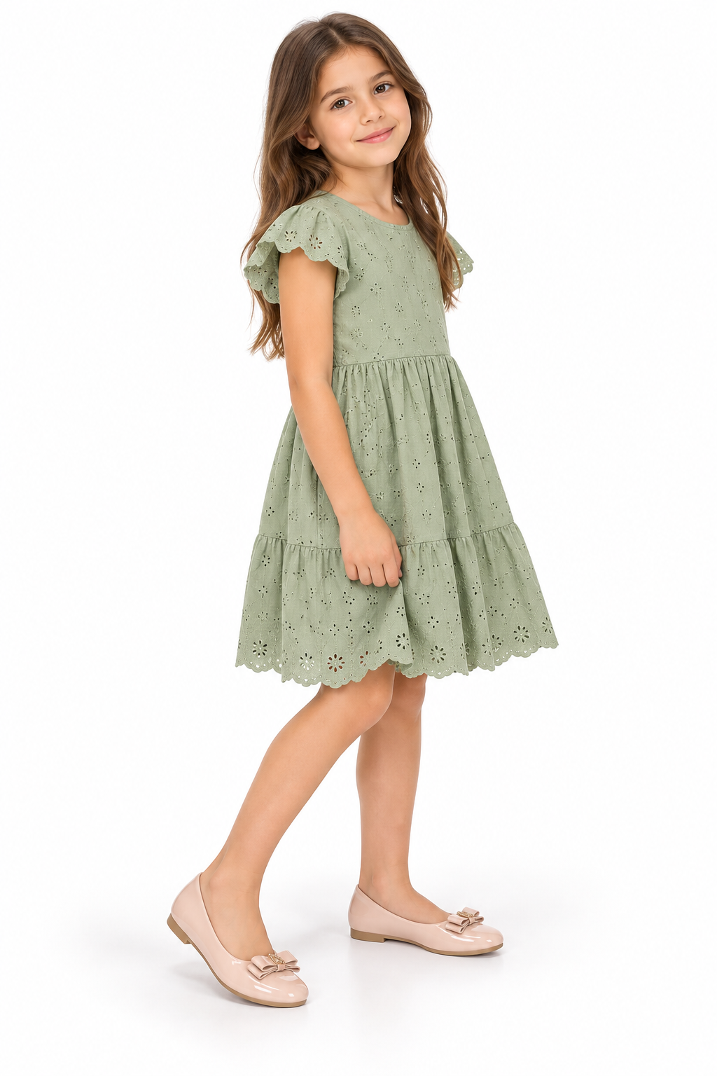 Guillerminas Balerinas Chatitas Importadas Nena Infantil Cómodas Tendencia - Vestido%20salvia%20y%20balerinas%20nude.png