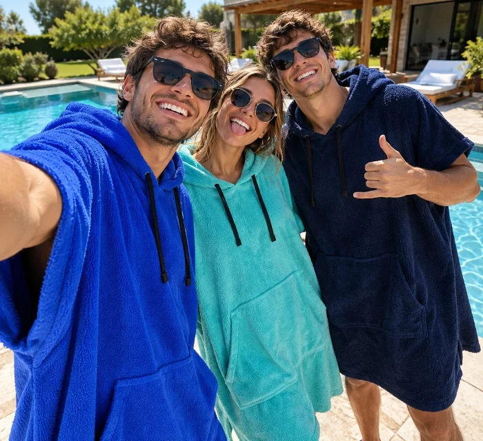 Poncho Cambiador de Toalla Secado Rápido