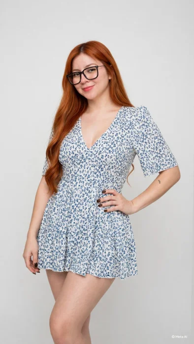 Vestido Blanco Floreado Sapphire