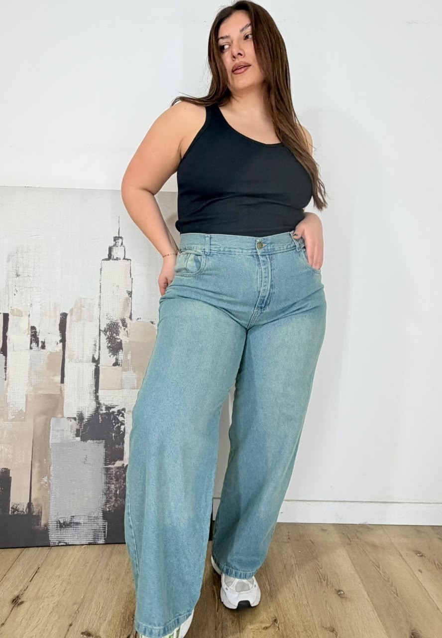 'art 509' 48 al 60 Baggy Celeste Matizado "t. Grande" - Imagen 8