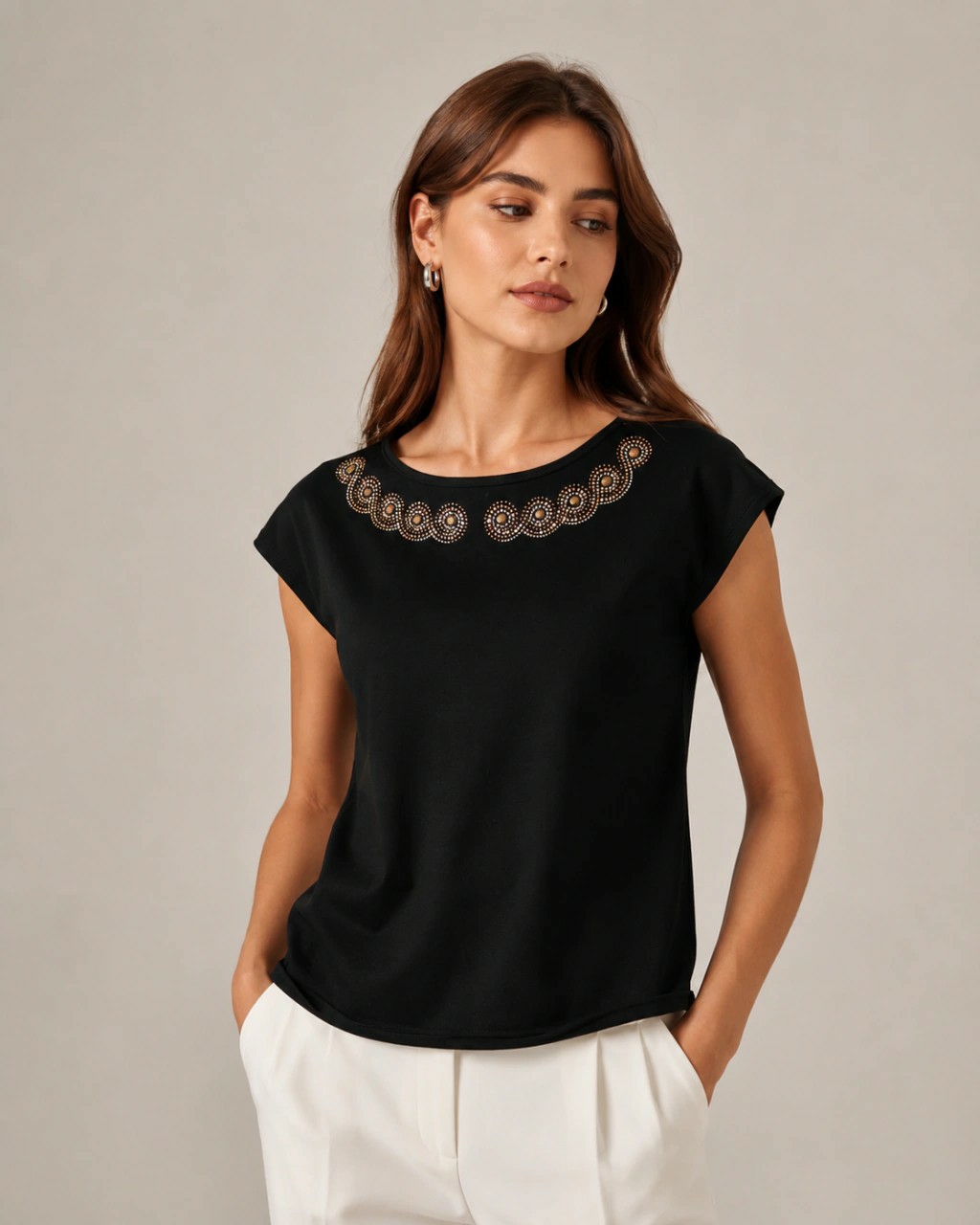 Remera con Strass Elba - Imagen 2