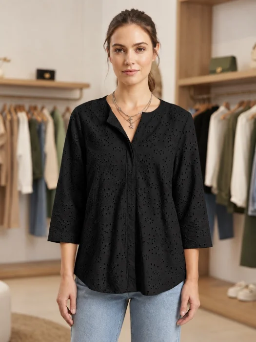 Blusa Neto Broderi