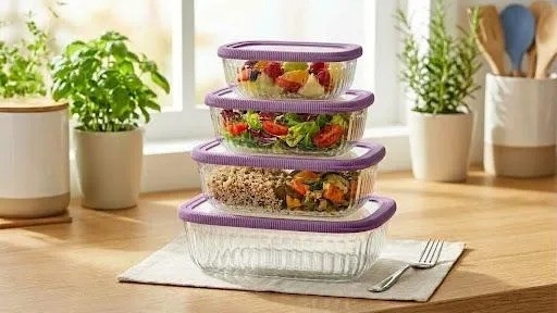 Set X 4 Tapper Organizador Contenedor Pp Hermetico - Imagen 3