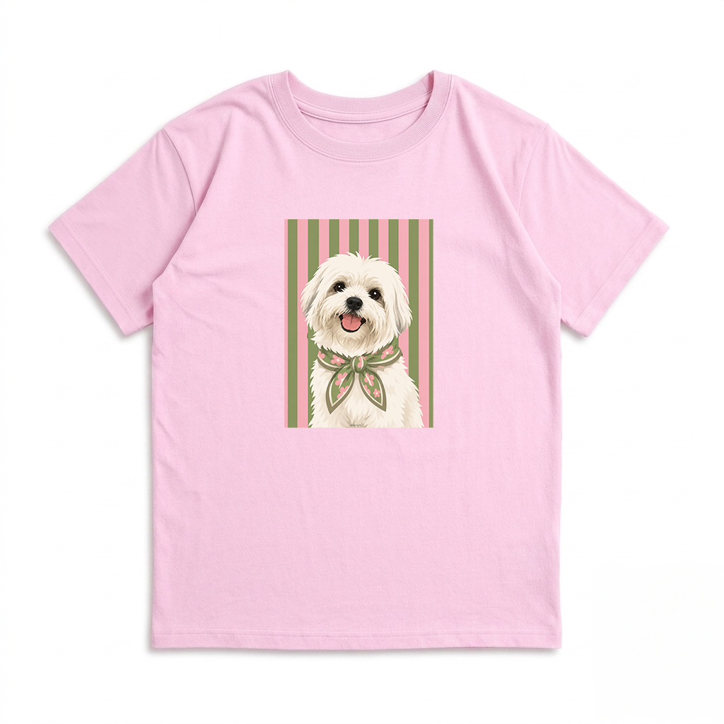 Nena - Remera Ovsize Perro Maltes Rayas - 39.png