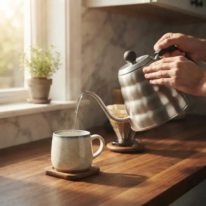 Pava Barista Café Tetera Cuello Cisne 1200cc Ac Inoxidabl