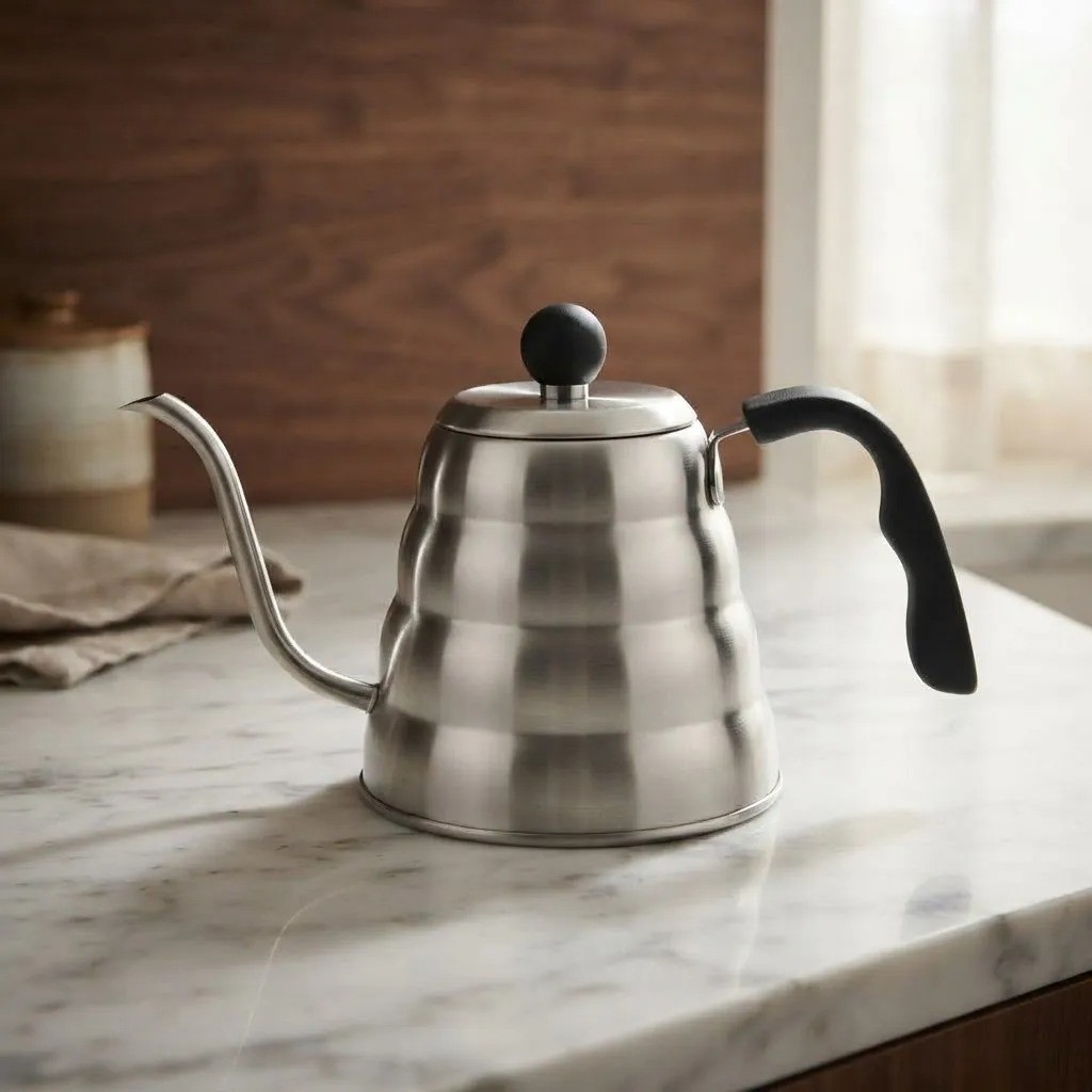 Pava Barista Café Tetera Cuello Cisne 1200cc Ac Inoxidabl - Imagen 2