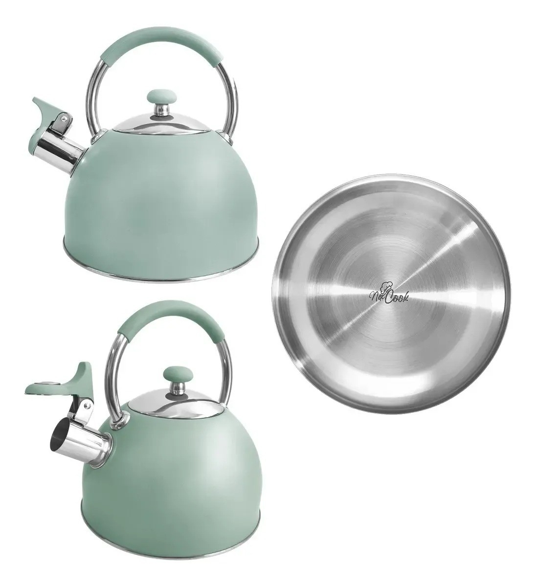 Pava Silbadora de Acero Inoxidable, 2,5 Litros - Imagen 2