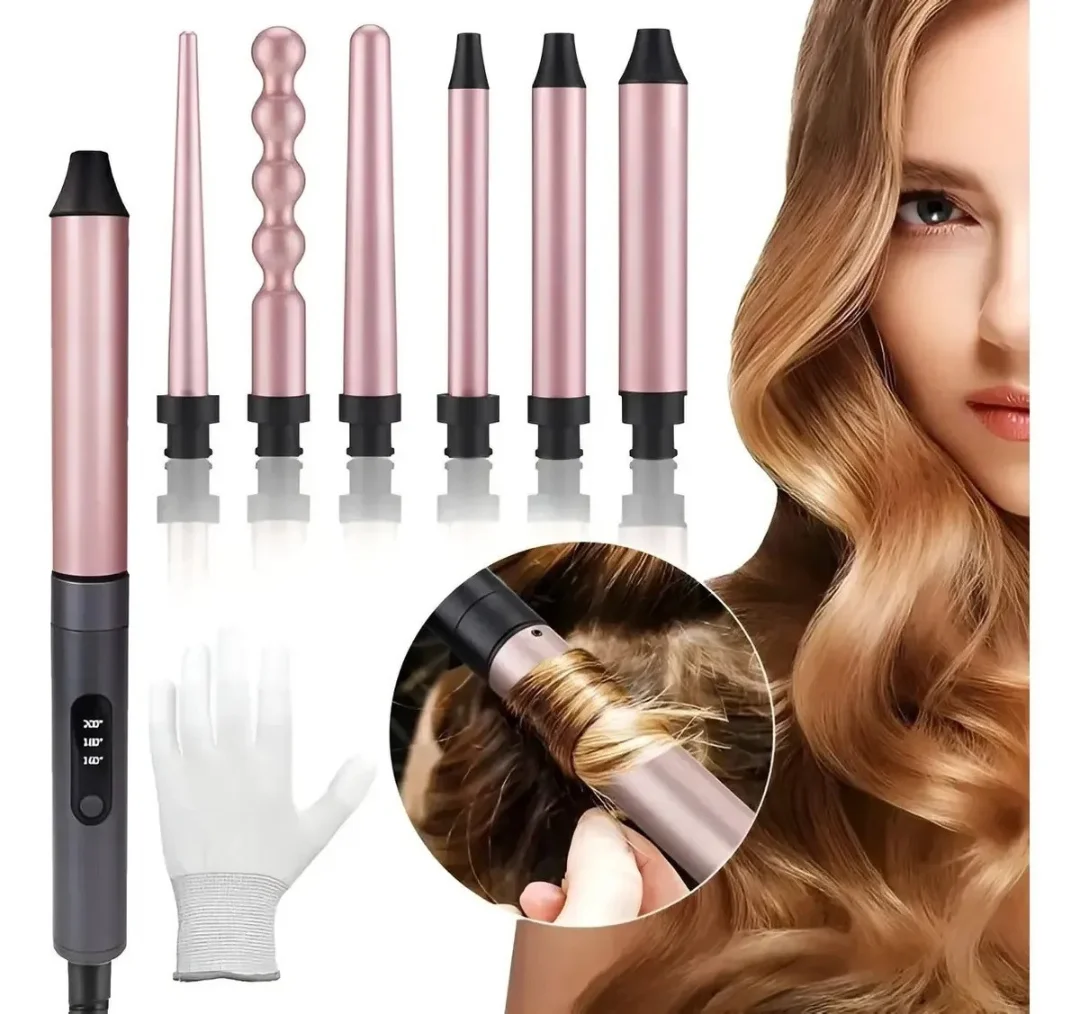 Buclera Rizador de Pelo 6 en 1, Kit de Peinado - Imagen 2