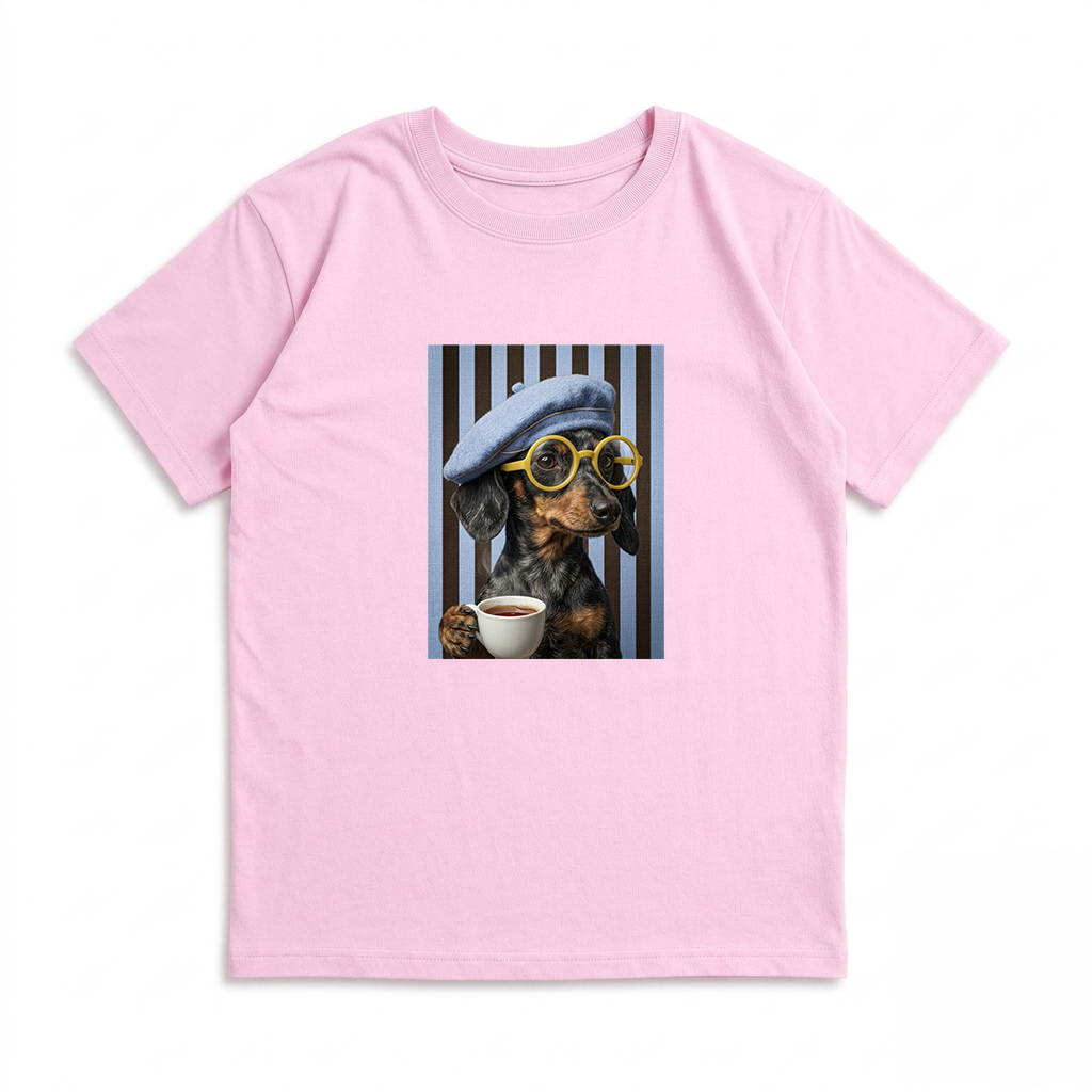 Nena - Remera Ovsize Perro Coffe Rayas - 97.png