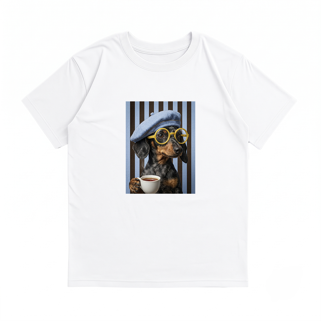 Nena - Remera Ovsize Perro Coffe Rayas - 94.png