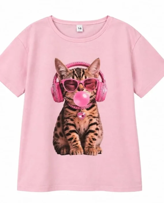 Remera Algodón Estampada