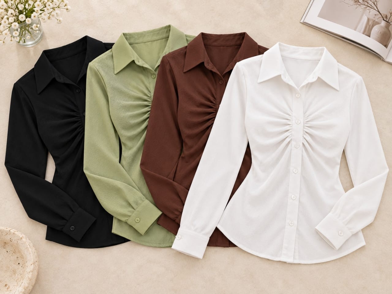 Camisa Valen Estilo Corcet - Imagen 3