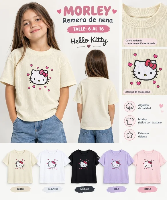Remera Kitty