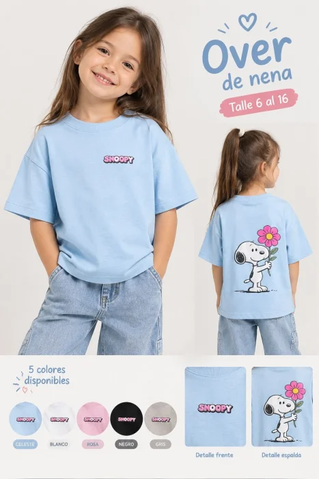 Remera Snoppy