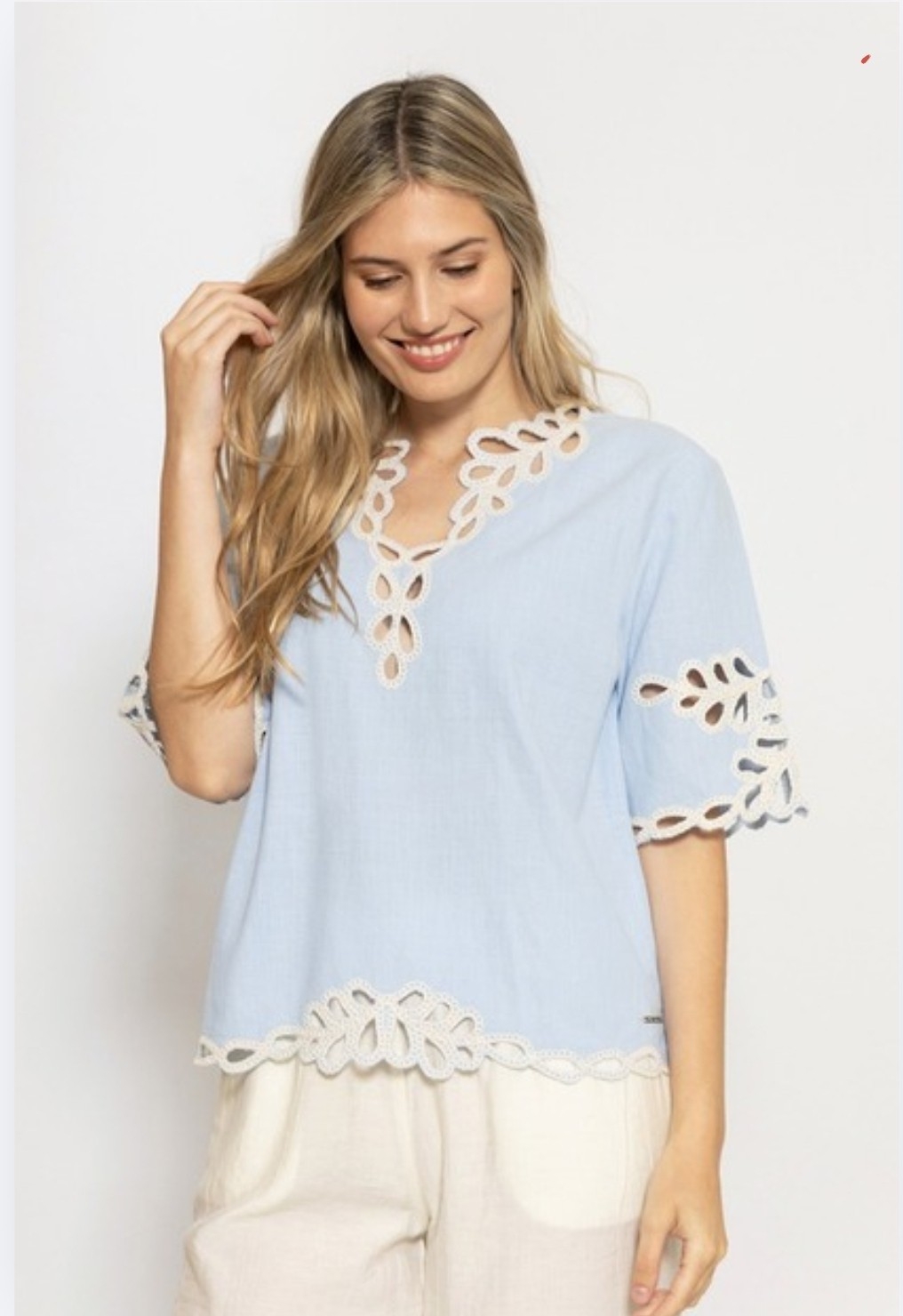 Blusa C/apliques - Imagen 2