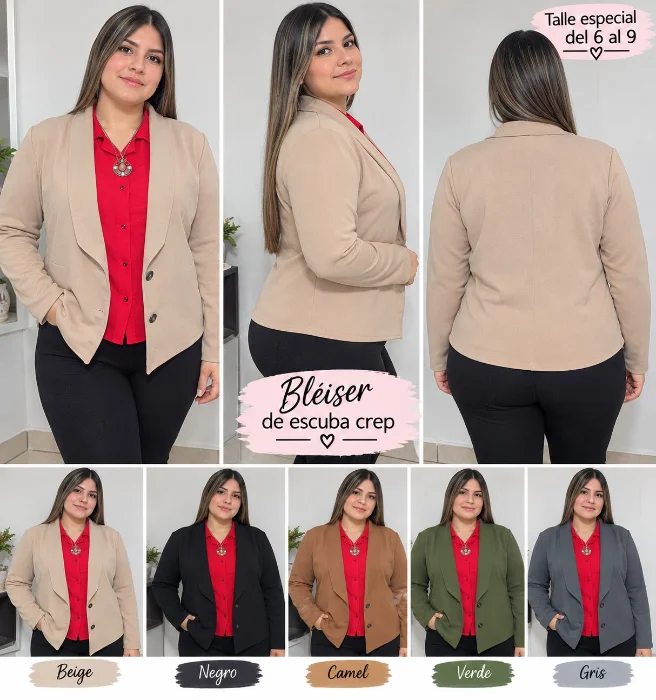 Bleiser de Escuba Crep