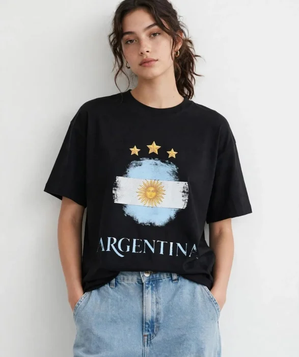Remeras Oversize Argentina Algodón Peinado Premiun 20.1