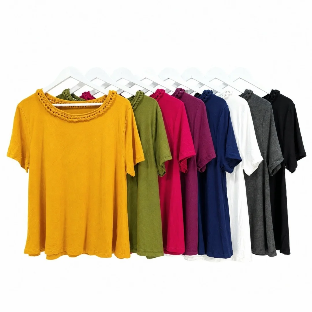 Remera de Viscosa Cuello Cruzado - Imagen 2