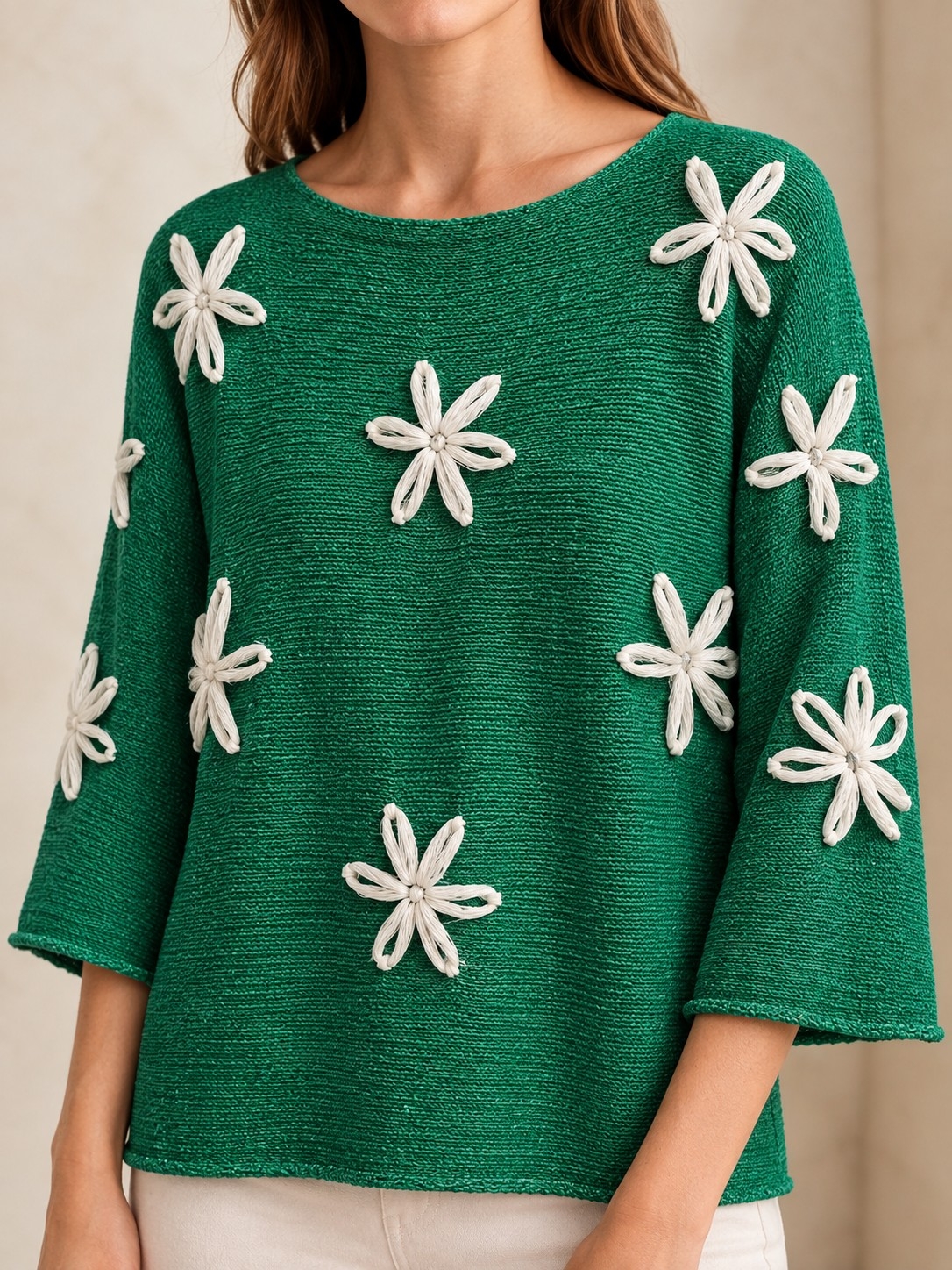Sweater Bordado de Hilo - Imagen 2