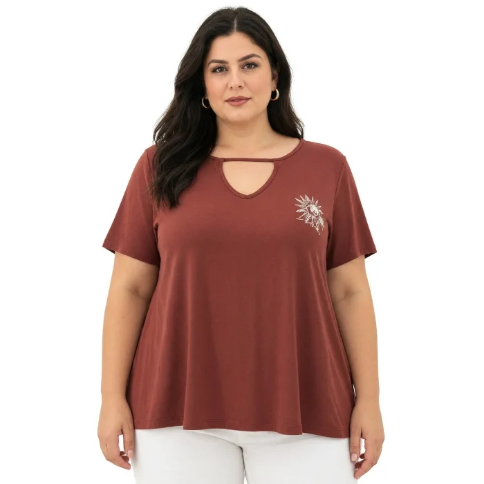 Remera de Viscosa Sunset con Gota