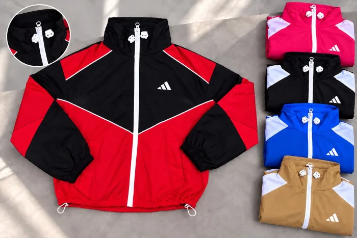 Campera Rompeviento Combinada