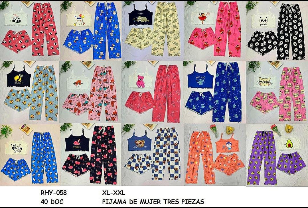 Conjunto Pijama 3 Piezas - Imagen 3