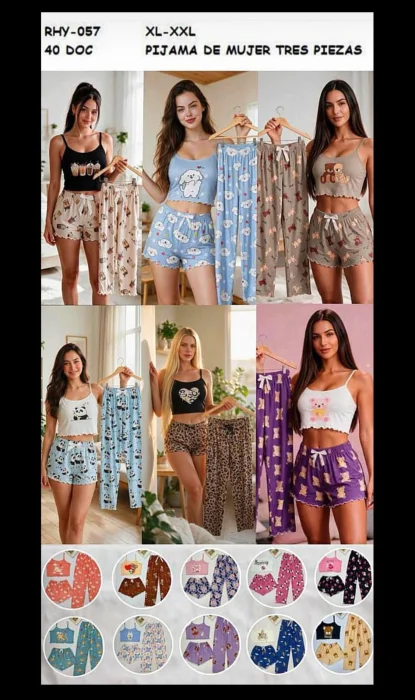Conjunto Pijama 3 Piezas