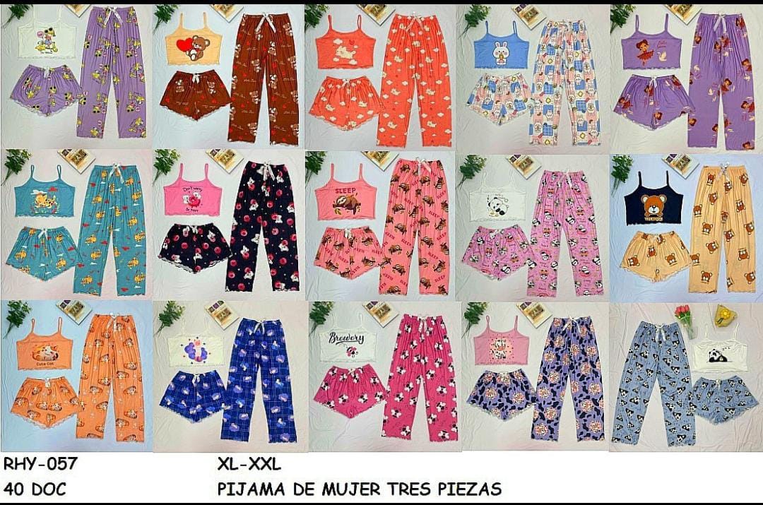 Conjunto Pijama 3 Piezas - Imagen 2