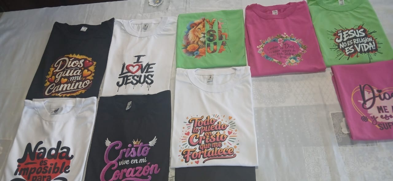 Remeras con Frases Cristianas - Imagen 3