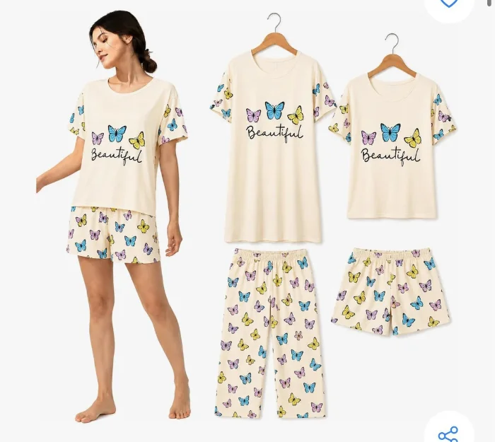 Conjunto Pijama 4 Piezas