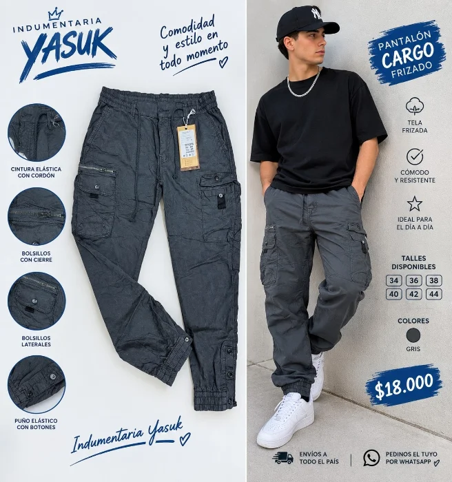 Pantalon Cargo Importado