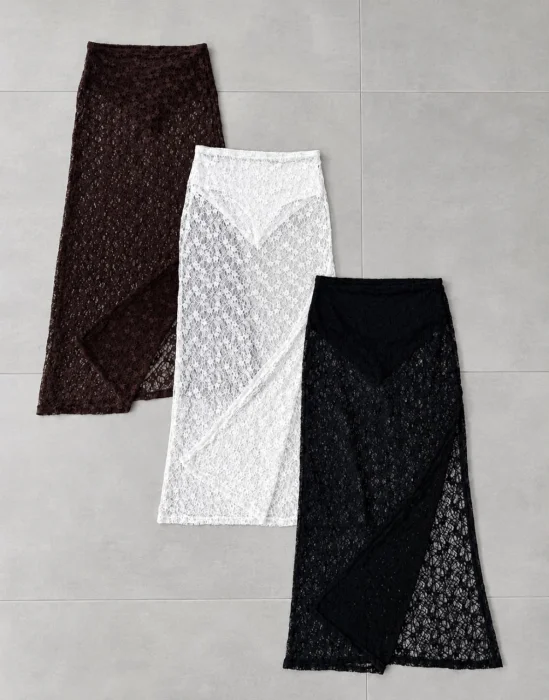 Pollera Encaje con Culotte