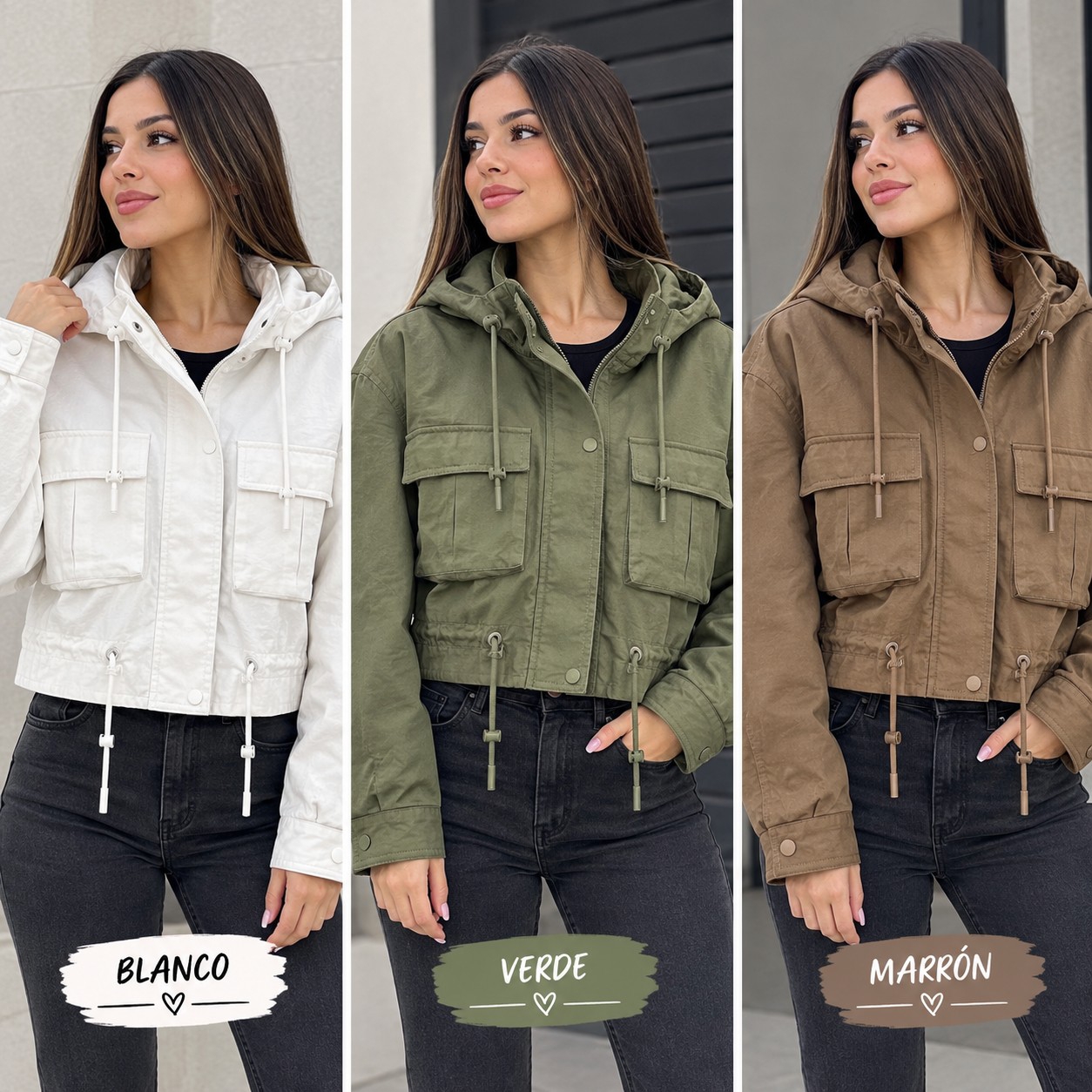 Campera Rompe Viento Yd de Gabardina - Imagen 2
