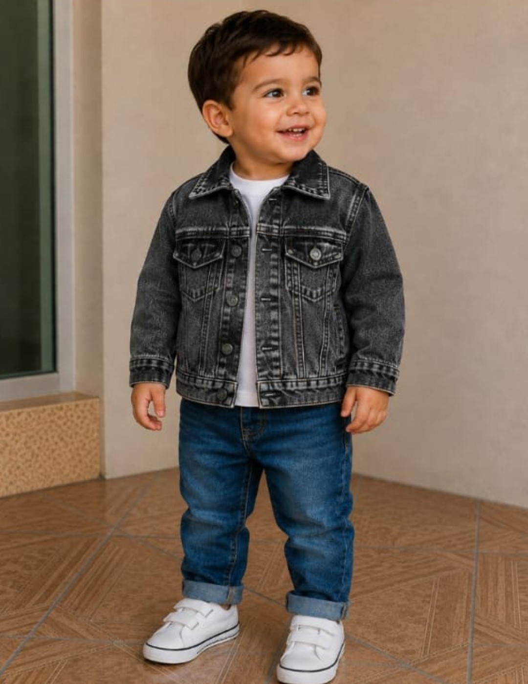 Campera de Jeans de Bebe - Imagen 2