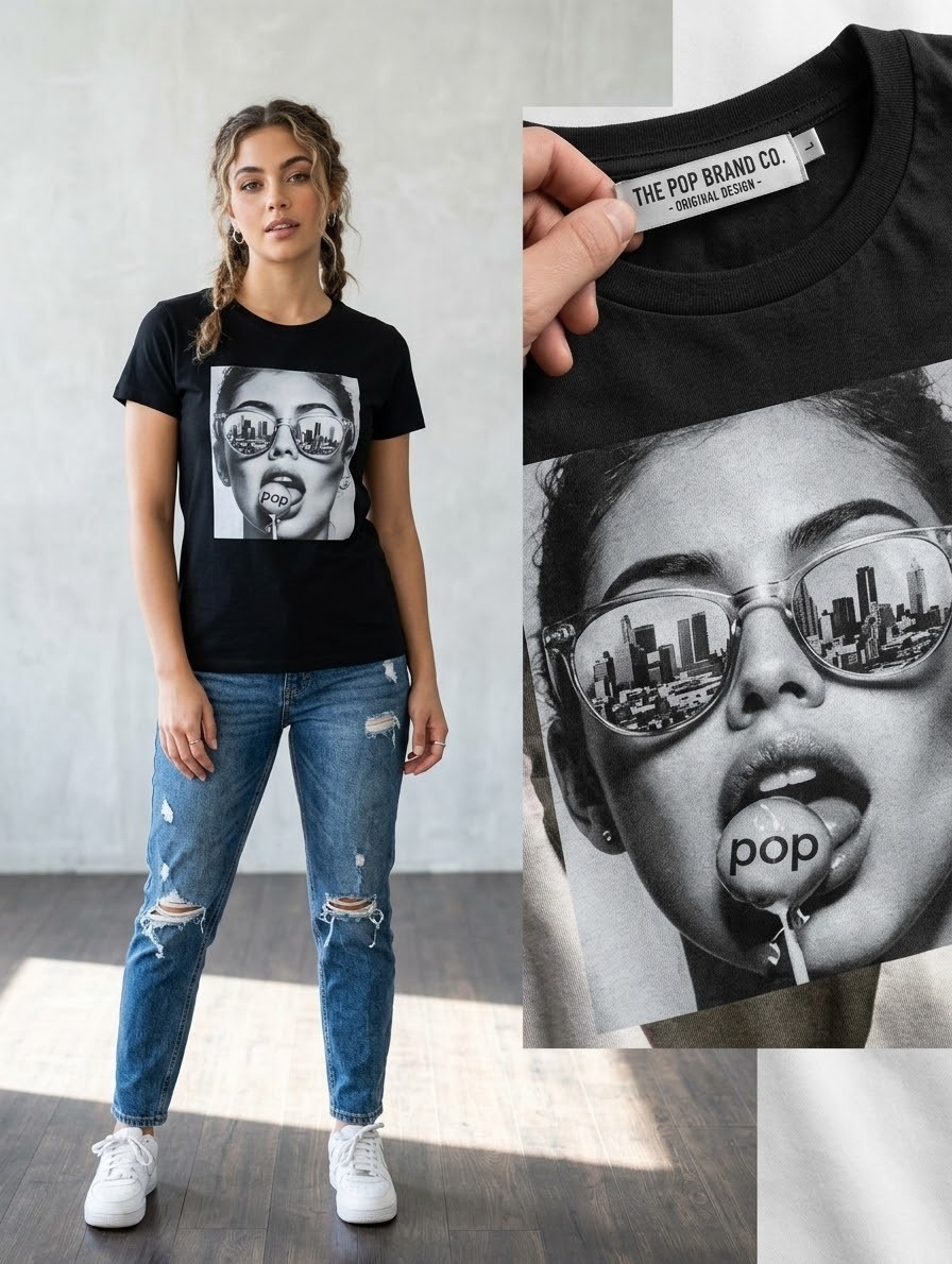 Remera Estampado Algodón Peinado Premium - Imagen 2