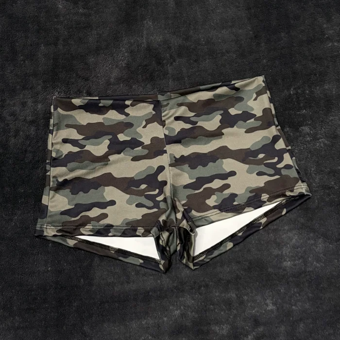 Short Estampado de Camuflaje Militar