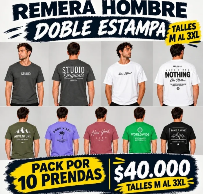Remeras Algodón Donde Estampa