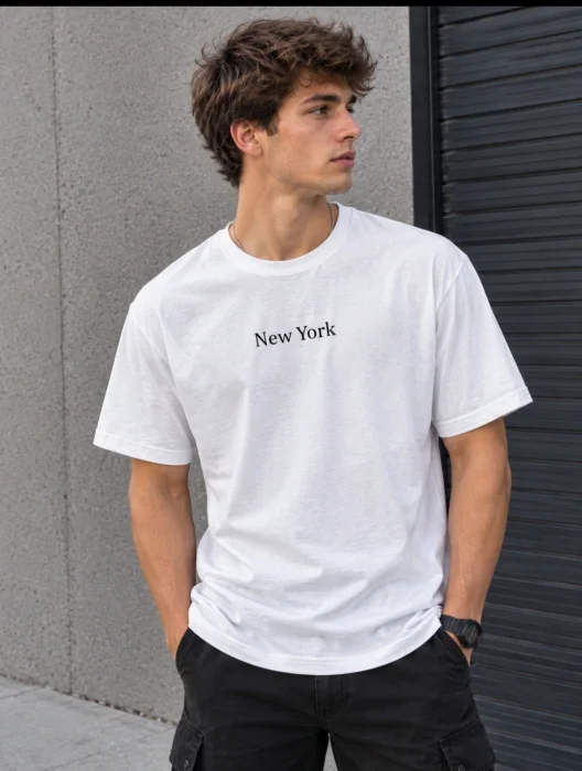 Remera Algodón Estampada