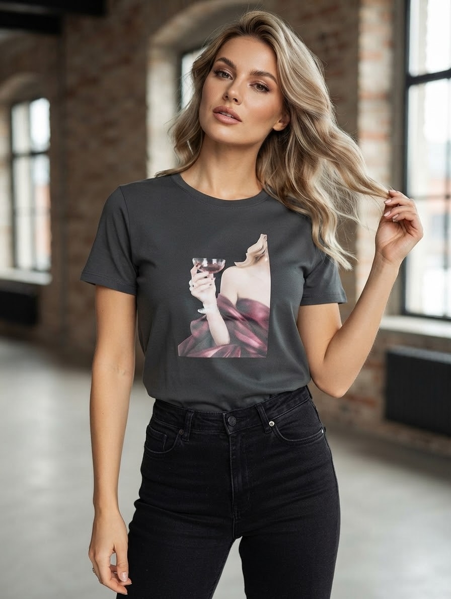 Remera Algodón Peinado Premium - Imagen 3
