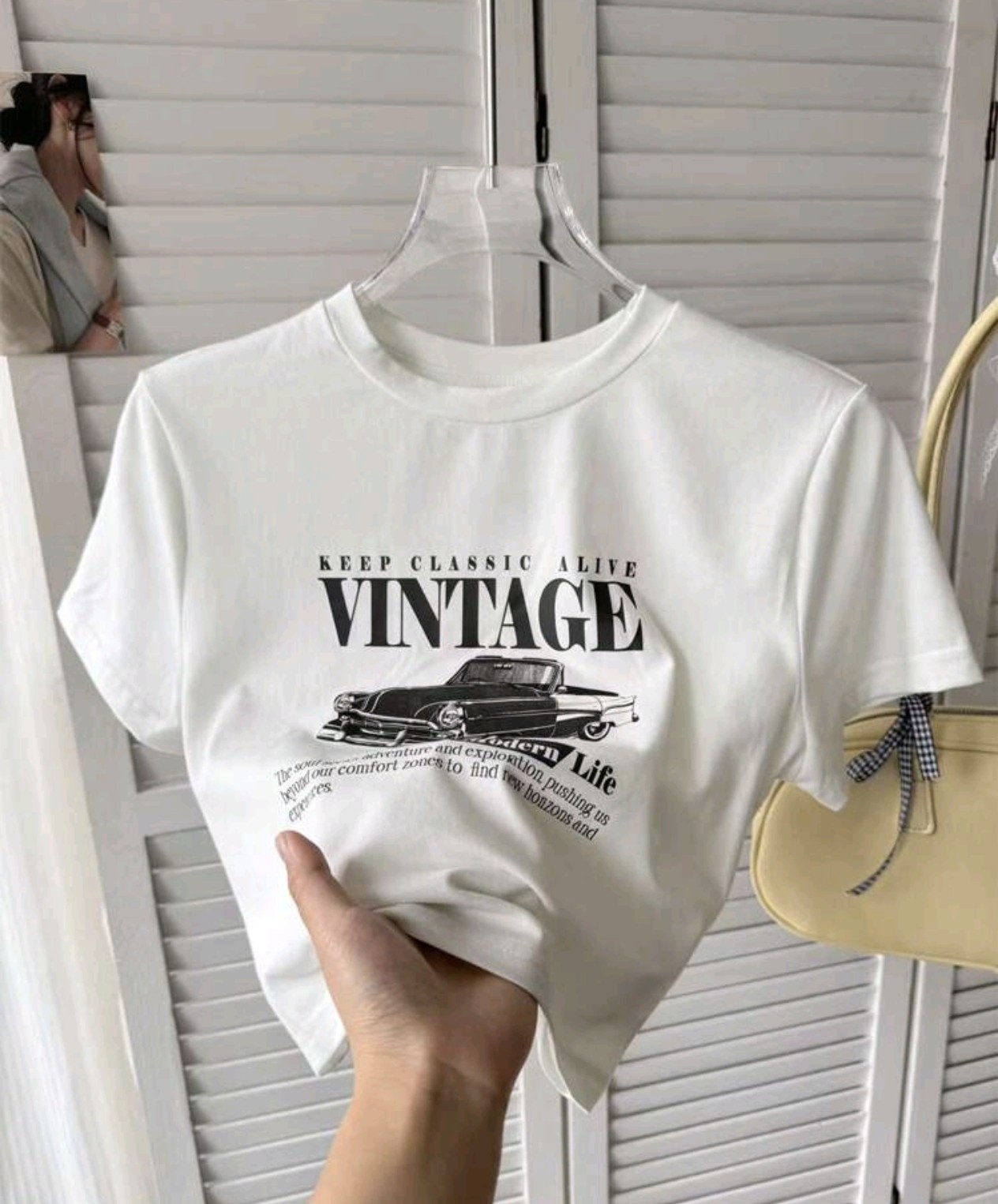 Baby Tee (algodón Lycra) - Imagen 2
